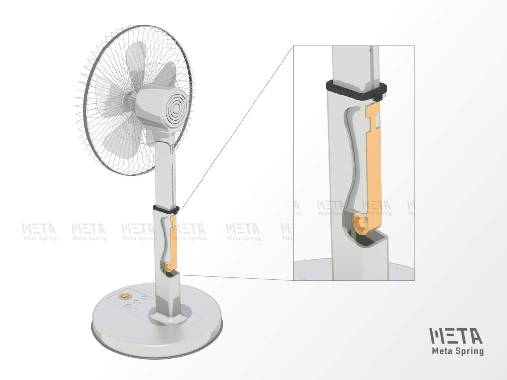 constant force spring for electric fans
